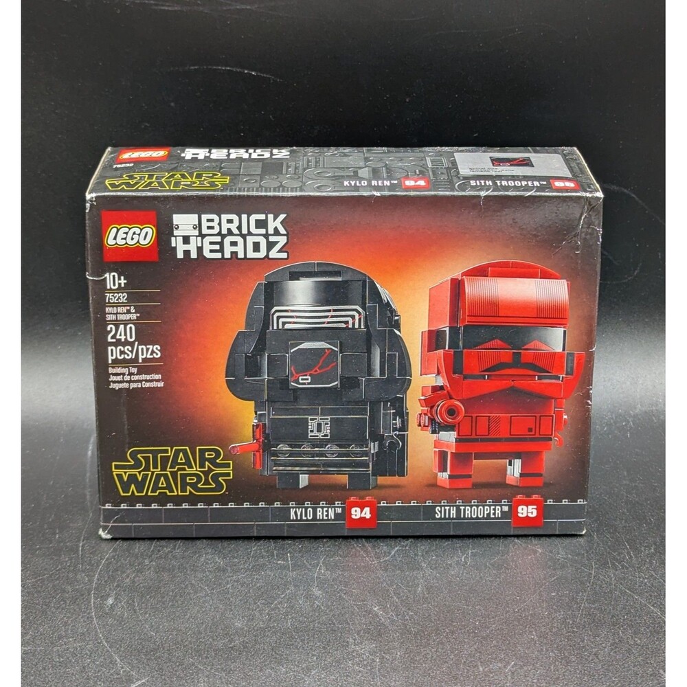 LEGO Brickheadz Star Wars 75232 Kylo Ren & Sith Trooper Retired New Sealed